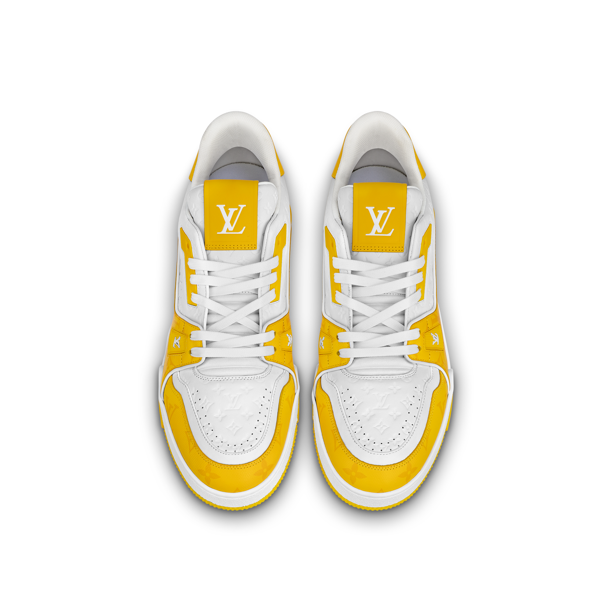 White and gold louis vuitton clearance sneakers